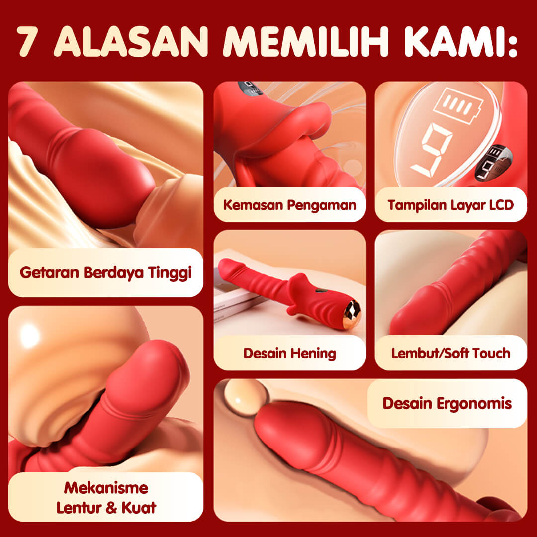 Mizze Vibrator Alat Bantu Toys Wanita Expandable Love USB Charge - Gambar 4