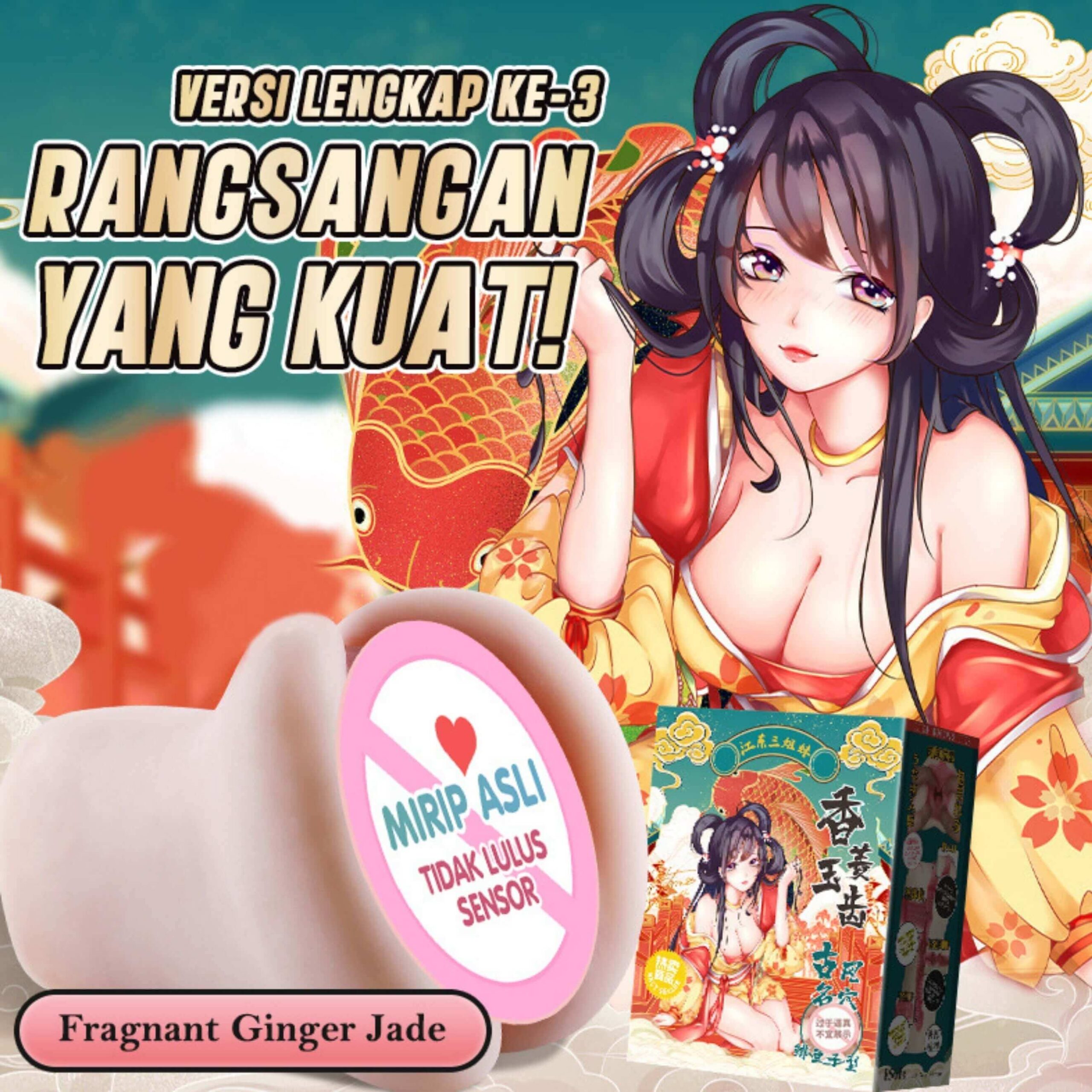 Mizze Tenga Snail Cup 2IN1 ChinaGirl Alat Bantu Pijat Pria Onahole Toy - Gambar 5