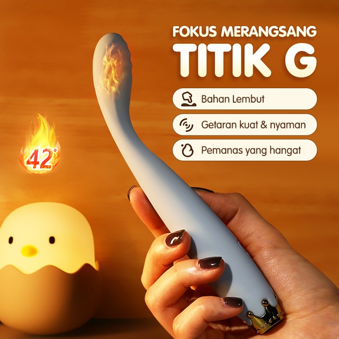 Mizze Crown Vibrator Alat Bantu Toys Wanita DPT USB Charge