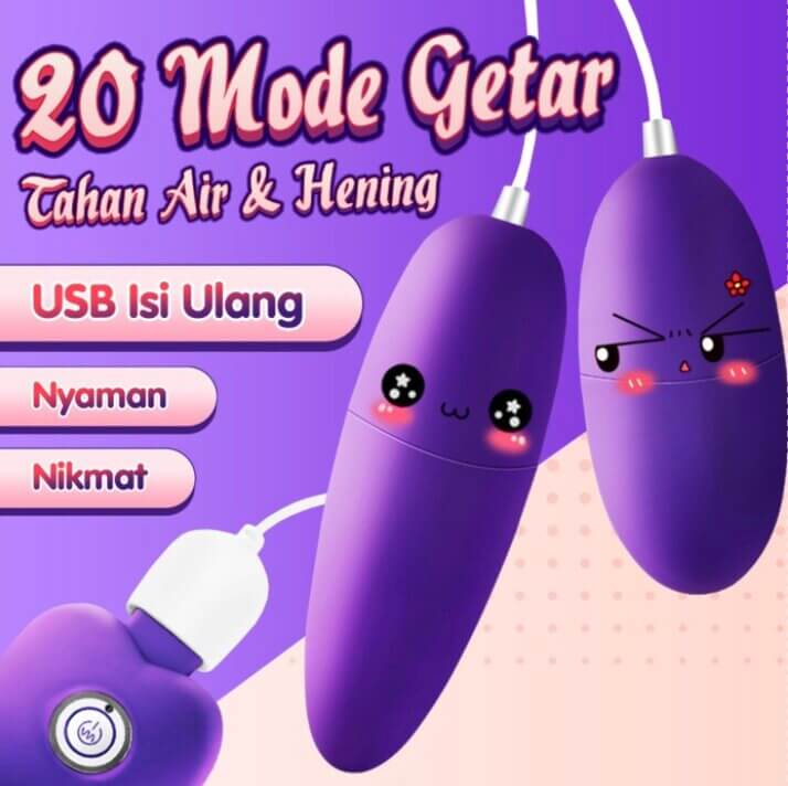 Mizze Egg Manual Vibrator Alat Bantu Toys Wanita USB Charge
