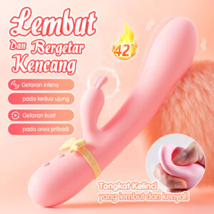 Alternative view of Mizze  Rabbit Vibrator Alat Bantu Toys Wanita  DPT USB Charge