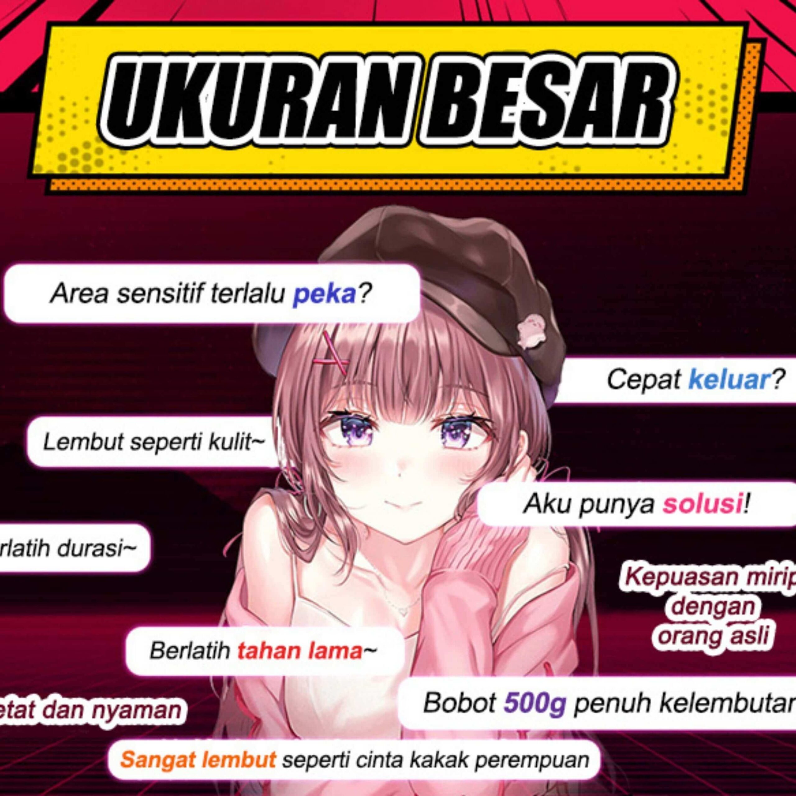 Maccos Tenga Snail Cup RedSister Alat Bantu Pijat Pria Onahole Toy - Gambar 3